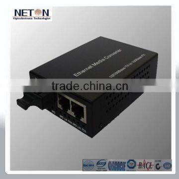 10/100Mb/s fiber to rj45 60km dual sc fiber ethernet optilink media converter