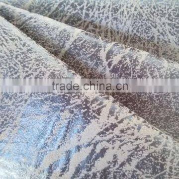 Hot Stamping Sofa Fabric/Brushed Kniting Backing Suede Fabric