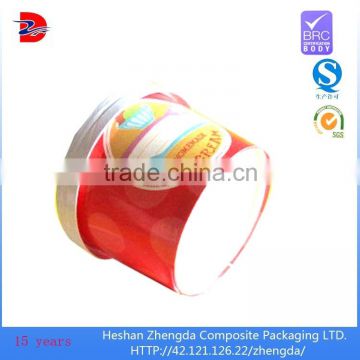 Beverage ice cream have SGS paper bowl with lid plastic for water proof