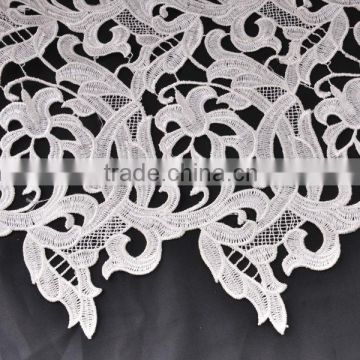 Solid figure hollow out golefish type water soluble embroidery lace