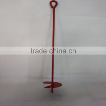 Metal Powder Coated Fence Ground Anchor for Construction