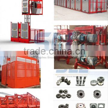 Zhengzhou Sincola SC100/100 Construction Elevator for Material and Workers For sale