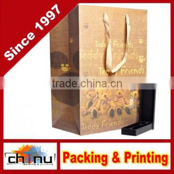 Art Paper White Paper Gift Shopping Promotion Bag(210090)