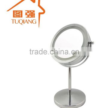 LED Chrome Plated Big Double Side Standing Makeup Mirror