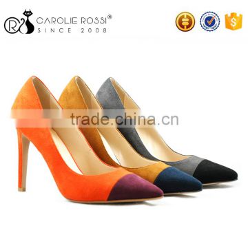 Latest fancy pointed toe high heel shoes for girl