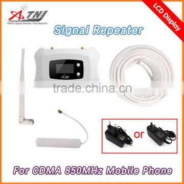 High Gain + High Quality 850mhz cell phone repeater GSM mobile signal booster 2G cell phone signal amplifier