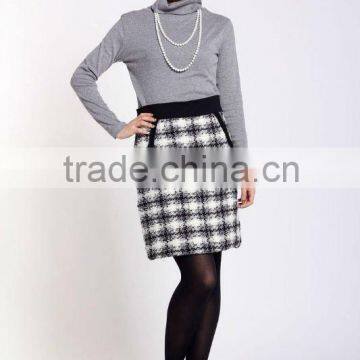 autumn new-design plaid skirt