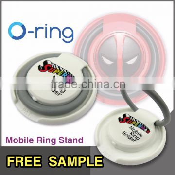 O-ring China Maker custom logo printed reusable gifts cell phone holder