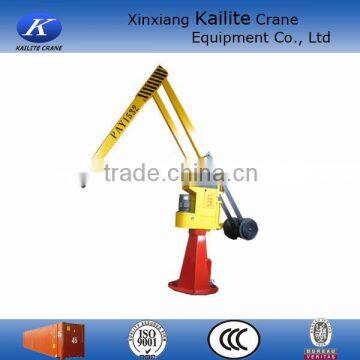 Light duty hydraulic jib crane/hydraulic balance crane for sale