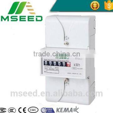 M100S Single Phase Electronic Din-Rail Active Energy Meter