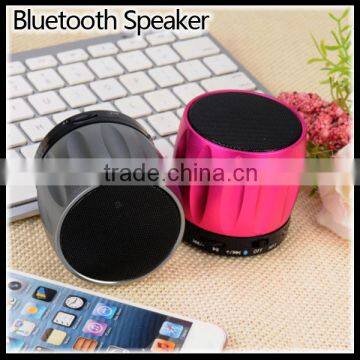 Aluminium Shell FM TF Handsfree Mini Metal Wireless Bluetooth Speaker