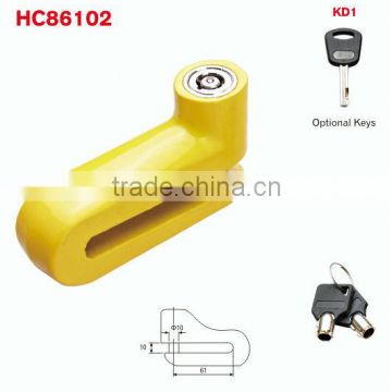 HOT colorful motorcycle lock, disk lock, brake lock HC86102