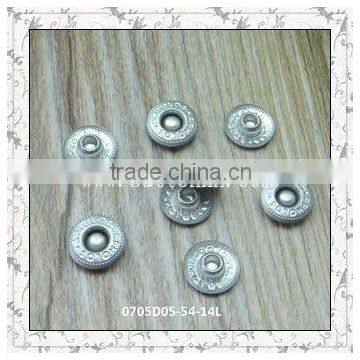 Garment accessories metal shank button rivet