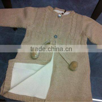 Long Baby knitted cardigan