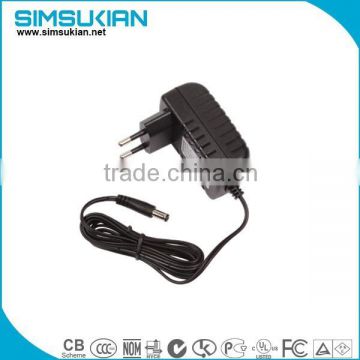 AC/DC 12V 1.5A 18W 12v 2a 24w power adapter with GS Certificate