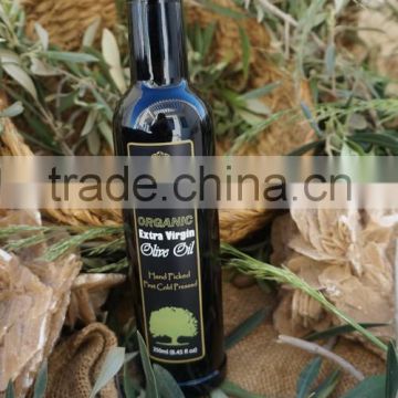 Pure Natural Extra Virgin Olive Oil. Organic Olive Oil with FDA Certification. Dorica Glass 500 ml bottle