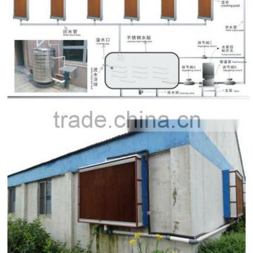 poultry house cooling system of damp curtain