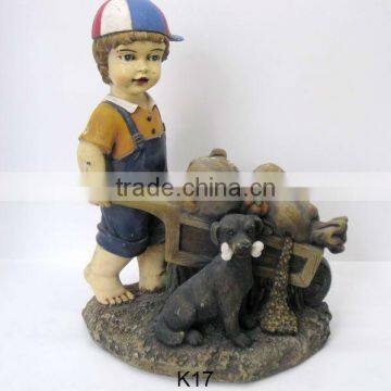 K17 figurine made of eco-friendly polyresin