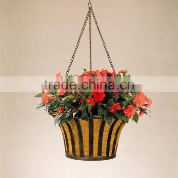 hanging basket with coco liner LMHP-2040