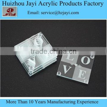 Factory wholesale custom acrylic lucite plastic wedding placemats