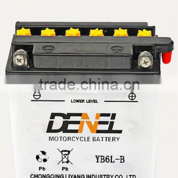 12n6-3b high performance Dry Charged motorcycle battery12n6-3b motorcycle battery