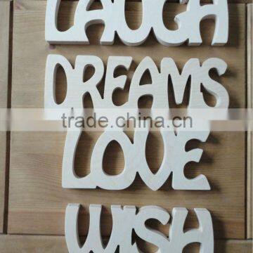 custom printing love wooden letters
