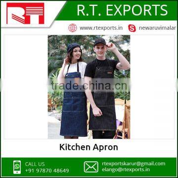 Promotional Customized Cooking Cotton Kitchen Apron With Logo