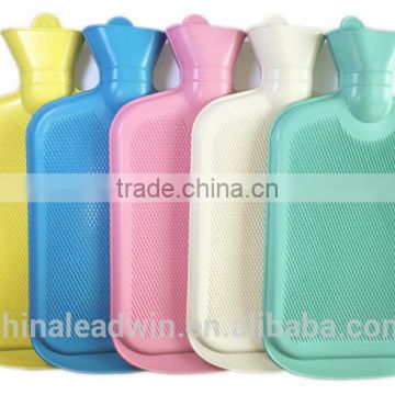 Durable 1000ml 2000ml Explosion-proof Rubber Hot Water Bottle Bag WIth Eur Standard