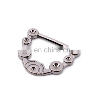 Different design in kinds of colors for metal tag buckles shoes