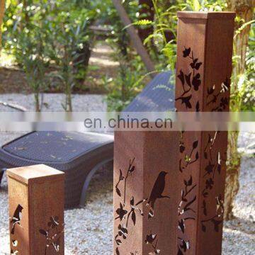 2018  New Idea Funny Corten Steel Metal Garden Treasures