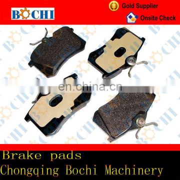 China hot sale cheap high performance semi-metal ceramic brake pad for toyota crown