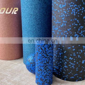ECO Friendly OEM Strong Logo Printing Solid Fitness Round Textured Custom Mini 3 In 1 Grid Massage Foam Roller