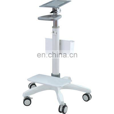 Medical Patient Monitor Trolley Aluminum and ABS Trolley for Hospital use