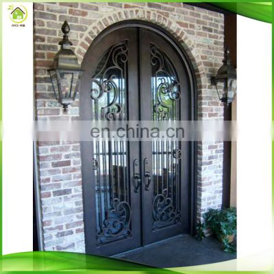 rustic wrought iron security grill screen doors