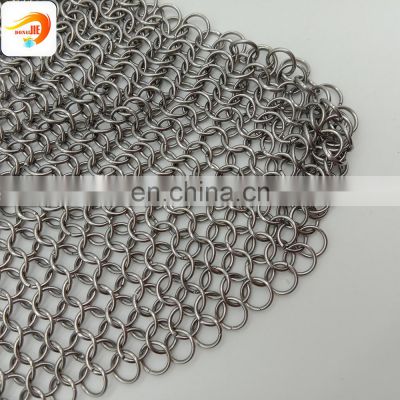stainless steel wholesale curtain screen mesh chainmail sheets