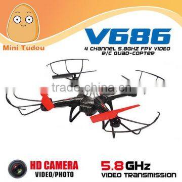 V686G 2.4G 4CH Headless RC Quad Copter With 5.8G FPV