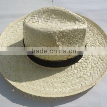 straw hat with holes