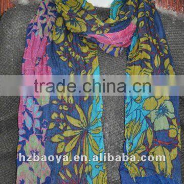 New Long Soft Big Celebrity Floral Flower Print Shawl Scarf Wrap