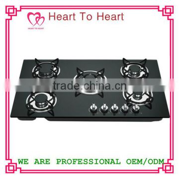 Built in Tempered Glass Panel Gas Stove/Gas hob/Gas Cooker XLX-935G-1