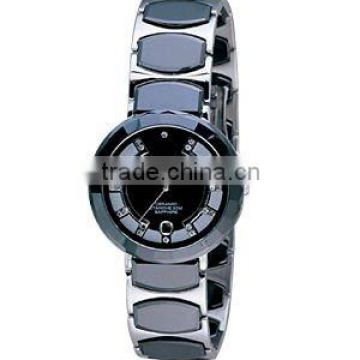 fashion high quality ceramic watch quartz movement watch popular ceramic watch