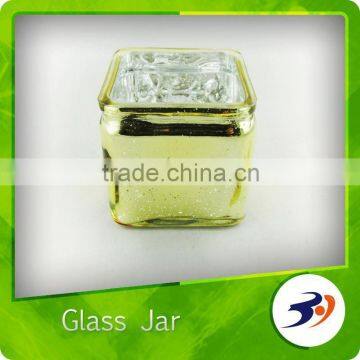 Natural Glass Candle Jar With Lid Glass Jar