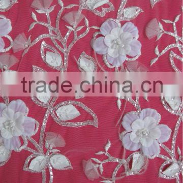 3d lace materials for dress