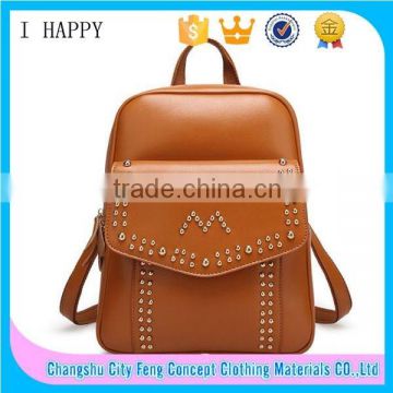 2015 wholesale factory prices fashion Colorful leather satchel Platinum package