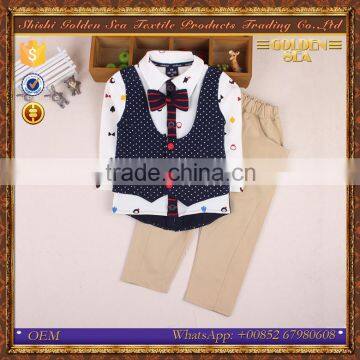 newest three-piece vest jacket autumn children clothes boys