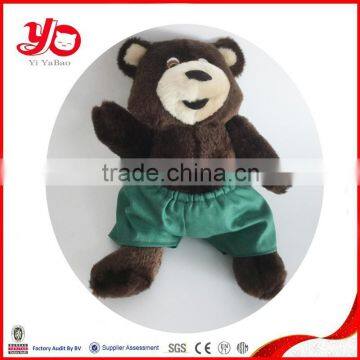 Promotion gifts mini brown plush bear wholesale stuffed toys bear