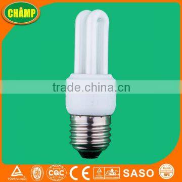 2U 7W compact fluorescent lamp