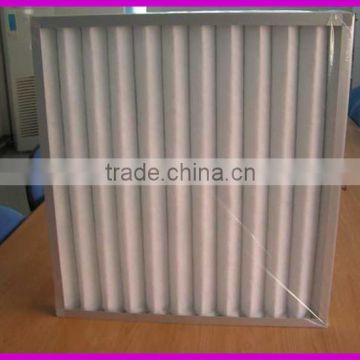Glass fiber panel primary air filters