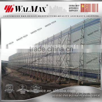 WF-DS009 color coating steel galvanized windbreak dust mesh