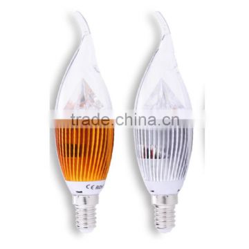 PL-C37F-S3W led candle light,led chandelier bulb light