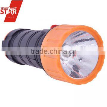 2015 best sales torch mini LED 2AA battery plastic flashlight